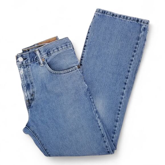 LEVI'S 517 Boot Cut Jeans 2012 Broken Imperfections Made In Nicaragua W31 L30 - Picture 3 of 10